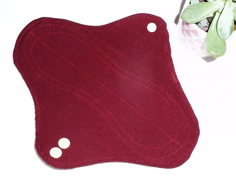 Serviette Hygiénique Lavable flux normaux à moyens - NYMPHEAS (M) - Zéro déchet - shl - serviette périodique