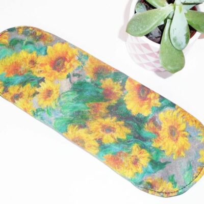 Serviette Hygiénique Lavable flux normaux à moyens - LES TOURNESOLS (M) - Zéro déchet - shl - serviette périodique
