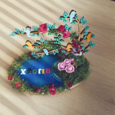 porte bijoux printanier