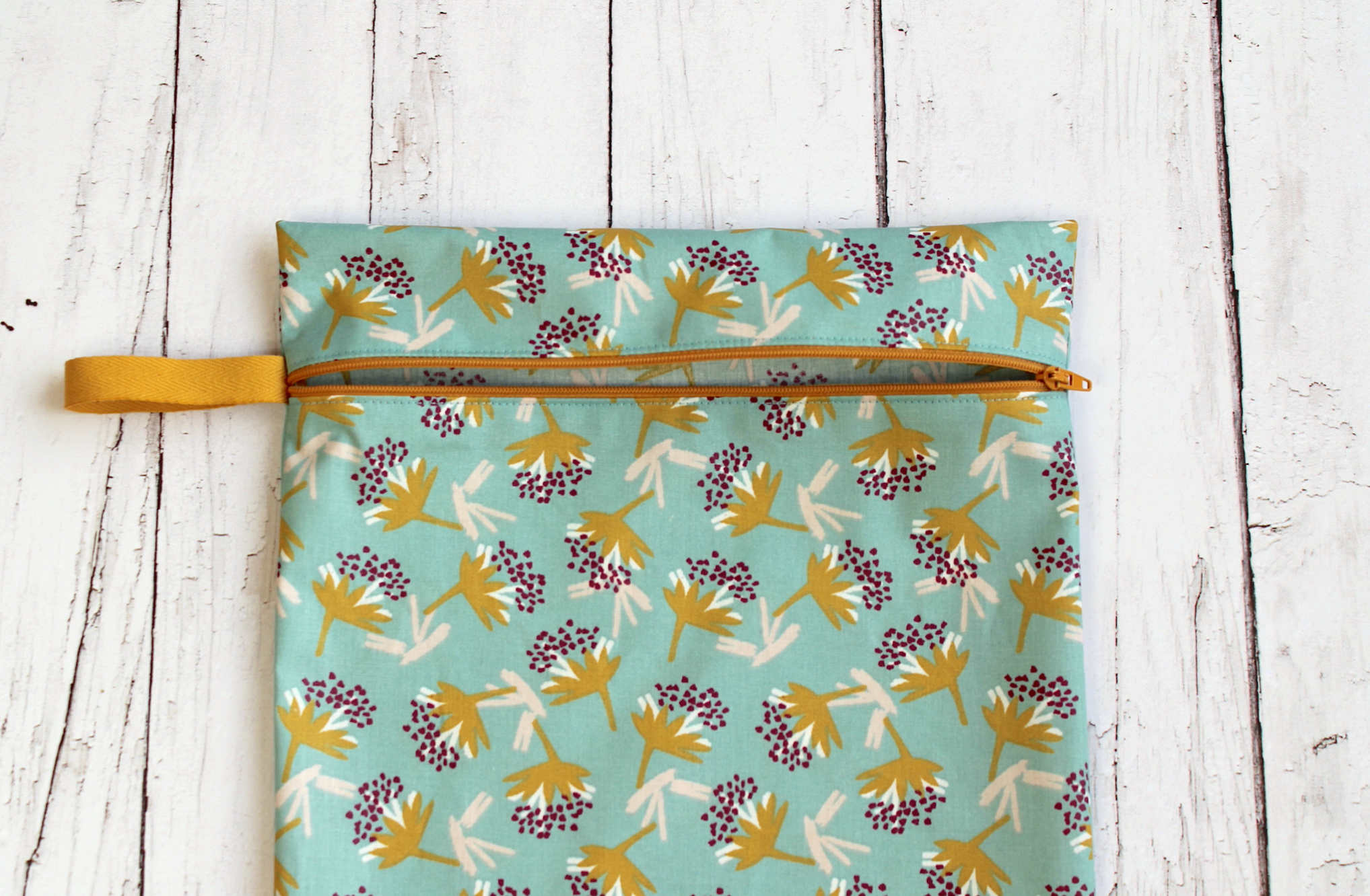 Pochette enduite maillot mouillé, trousse impermeable XL zippée – Image 4
