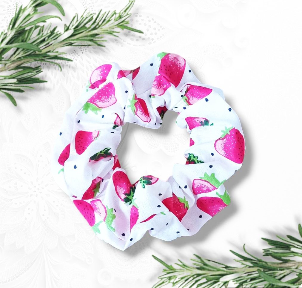 Chouchou Scrunchie - FRAISES