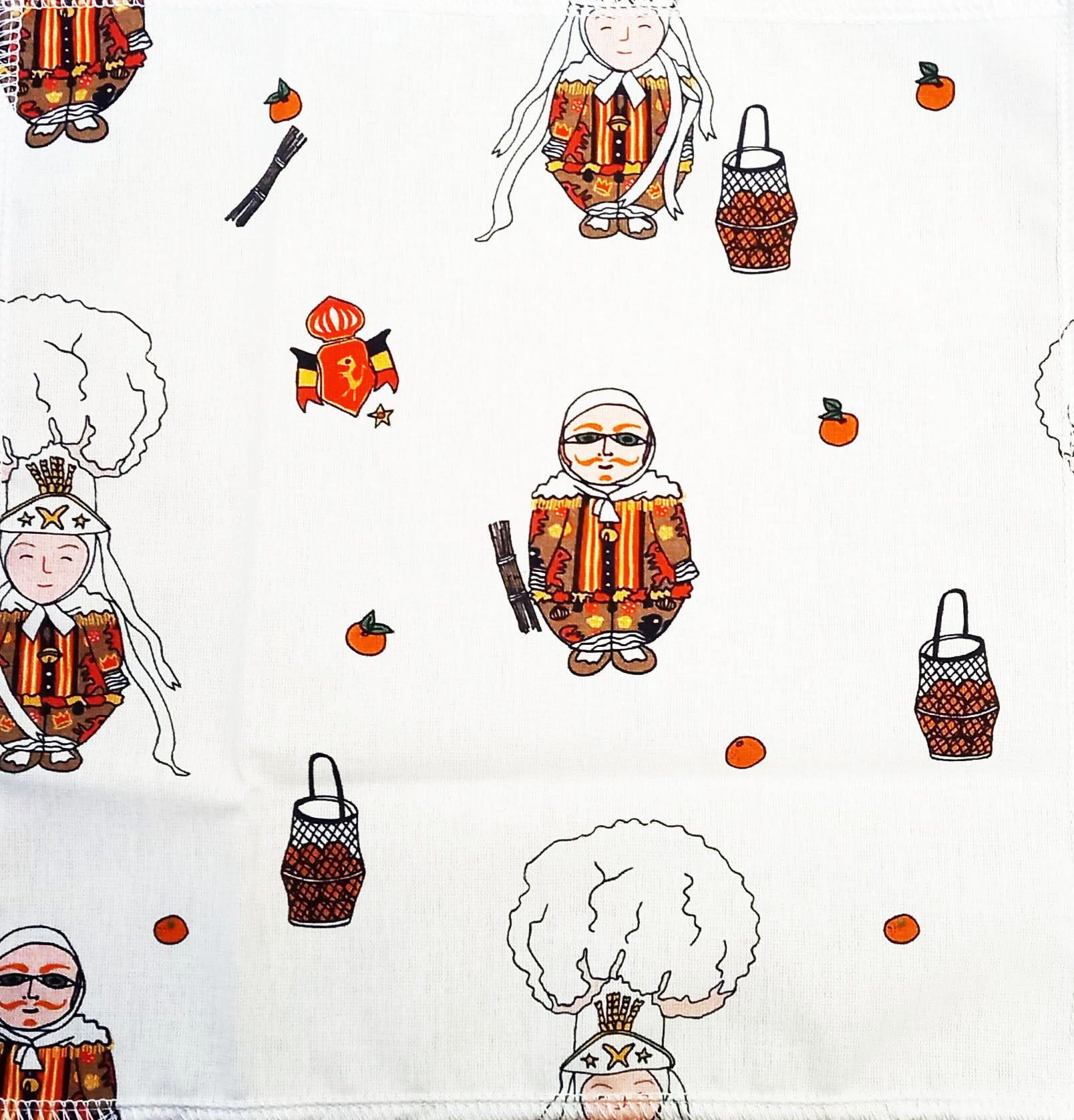Chouchou Scrunchie - FOLKLORES BELGES - BELGIQUE - LES GILLES DE BINCHE