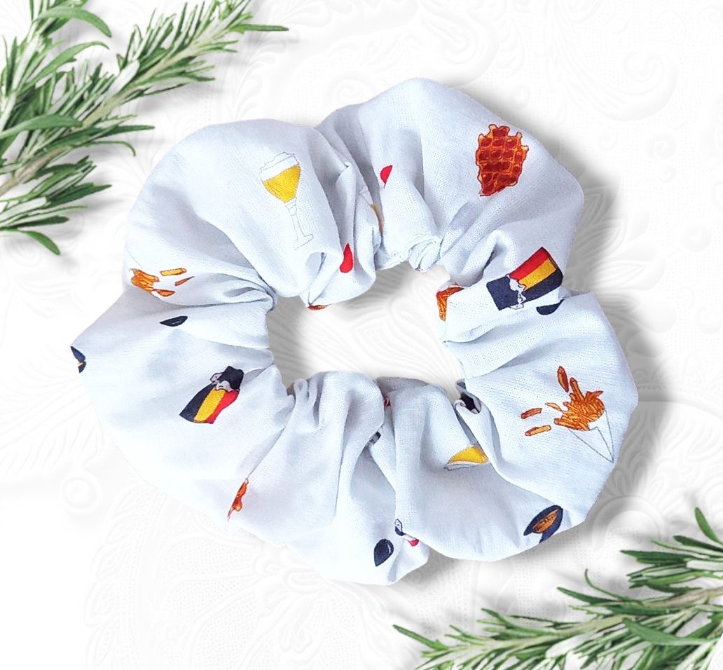 Chouchou Scrunchie - FOLKLORES BELGES - BELGIQUE