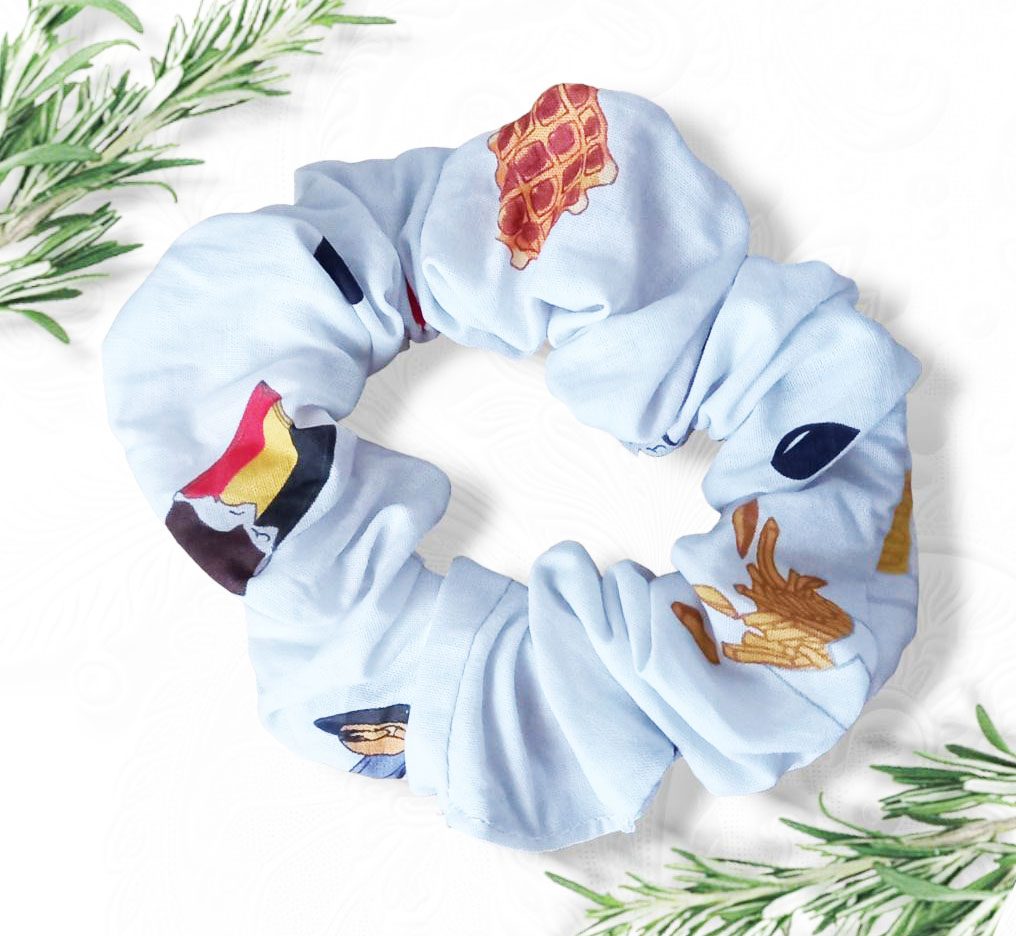 Chouchou Scrunchie - FOLKLORES BELGES - BELGIQUE