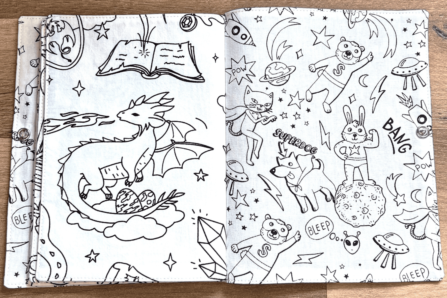 Cahier de coloriage lavable - Motifs Disney – Image 2