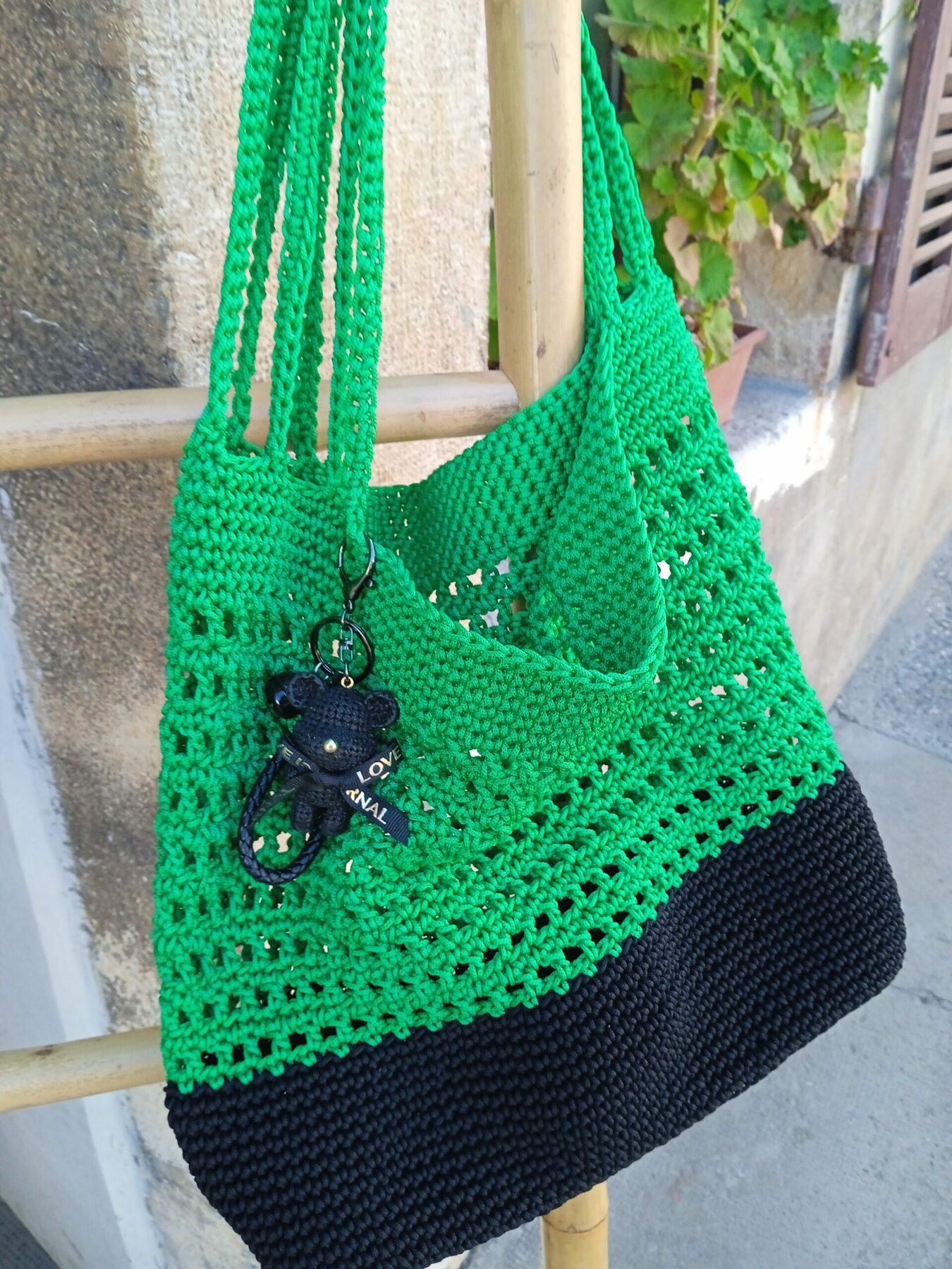 SAC CABAS EN CROCHET FAIT MAIN – Image 2