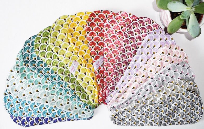 Protège-string lavable EVENTAILS (MINI DISCRET : 16 cm) - Protège-tanga
