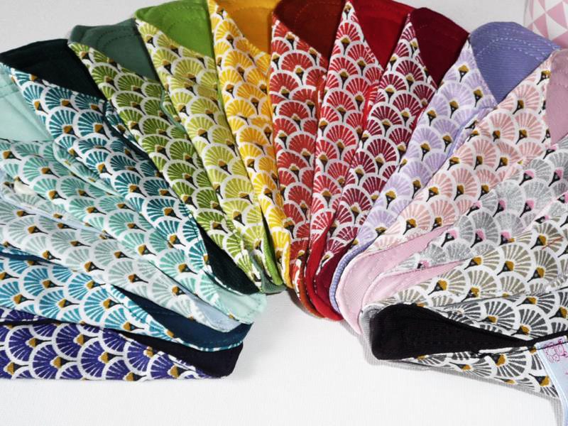 Protège-string lavable EVENTAILS (MINI DISCRET : 16 cm) - Protège-tanga