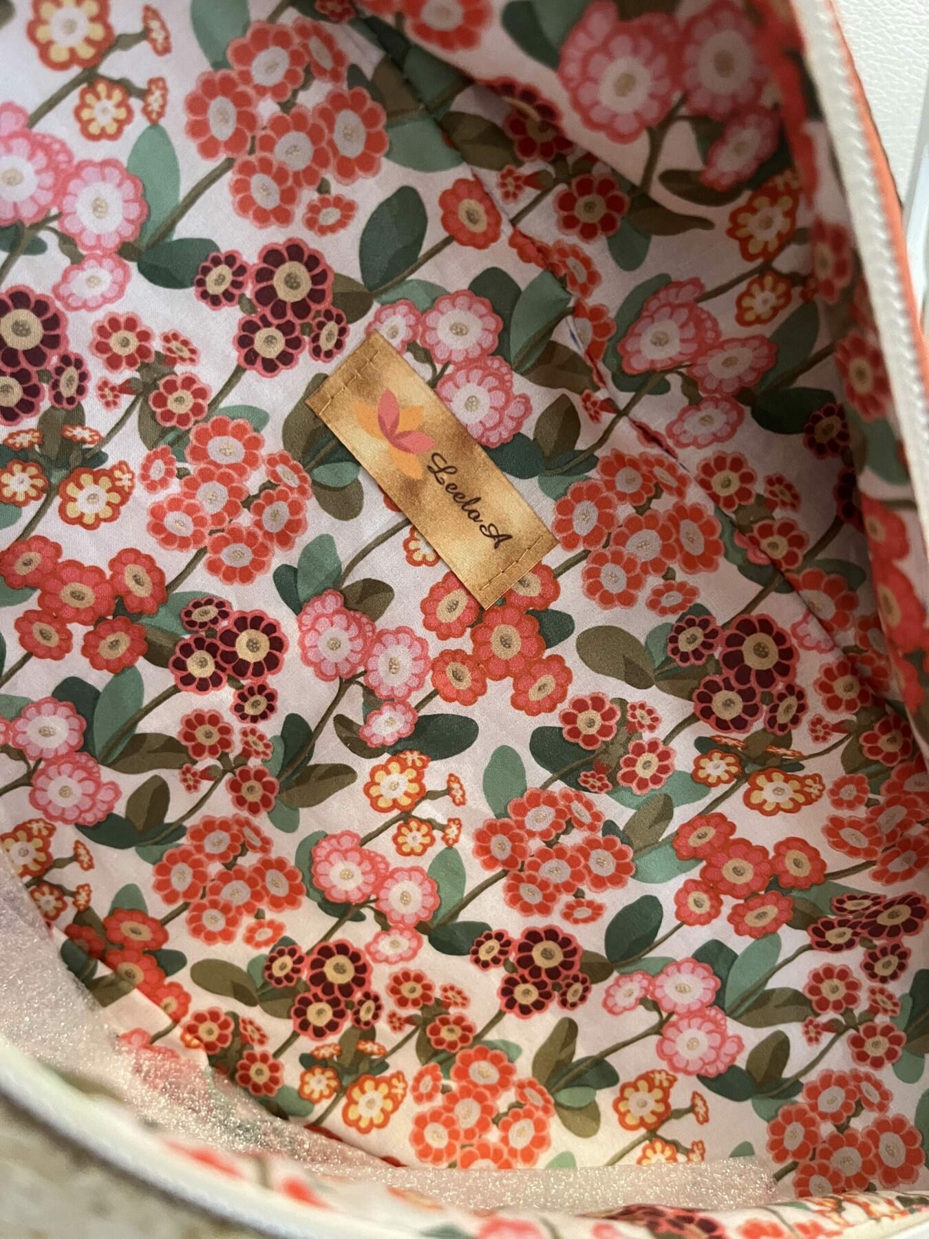 SAC BANANE "TERRACOTTA" - LEELOA - FAIT MAIN