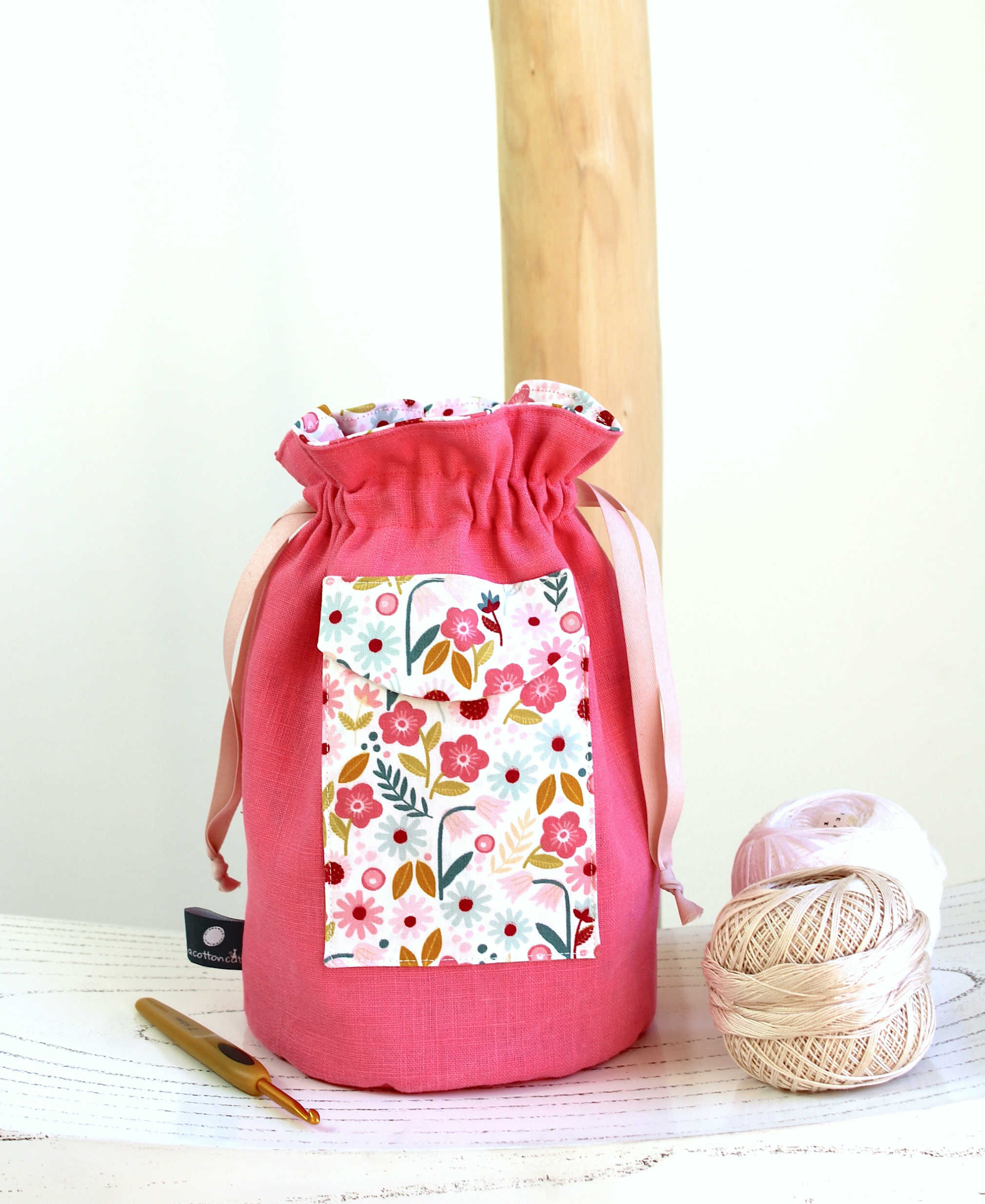 sac a projets crochet