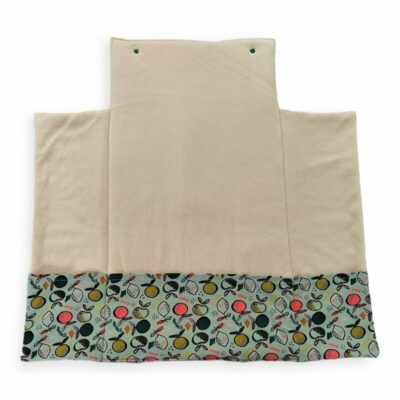 Tapis à langer nomade - pliable - agrumes