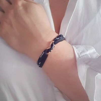 Bracelet en soie Albertine