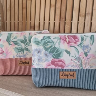 Trousse de toilette VINTAGE upcyclée