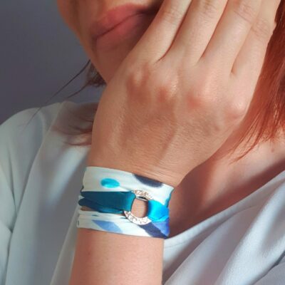 Bracelet en soie Nora