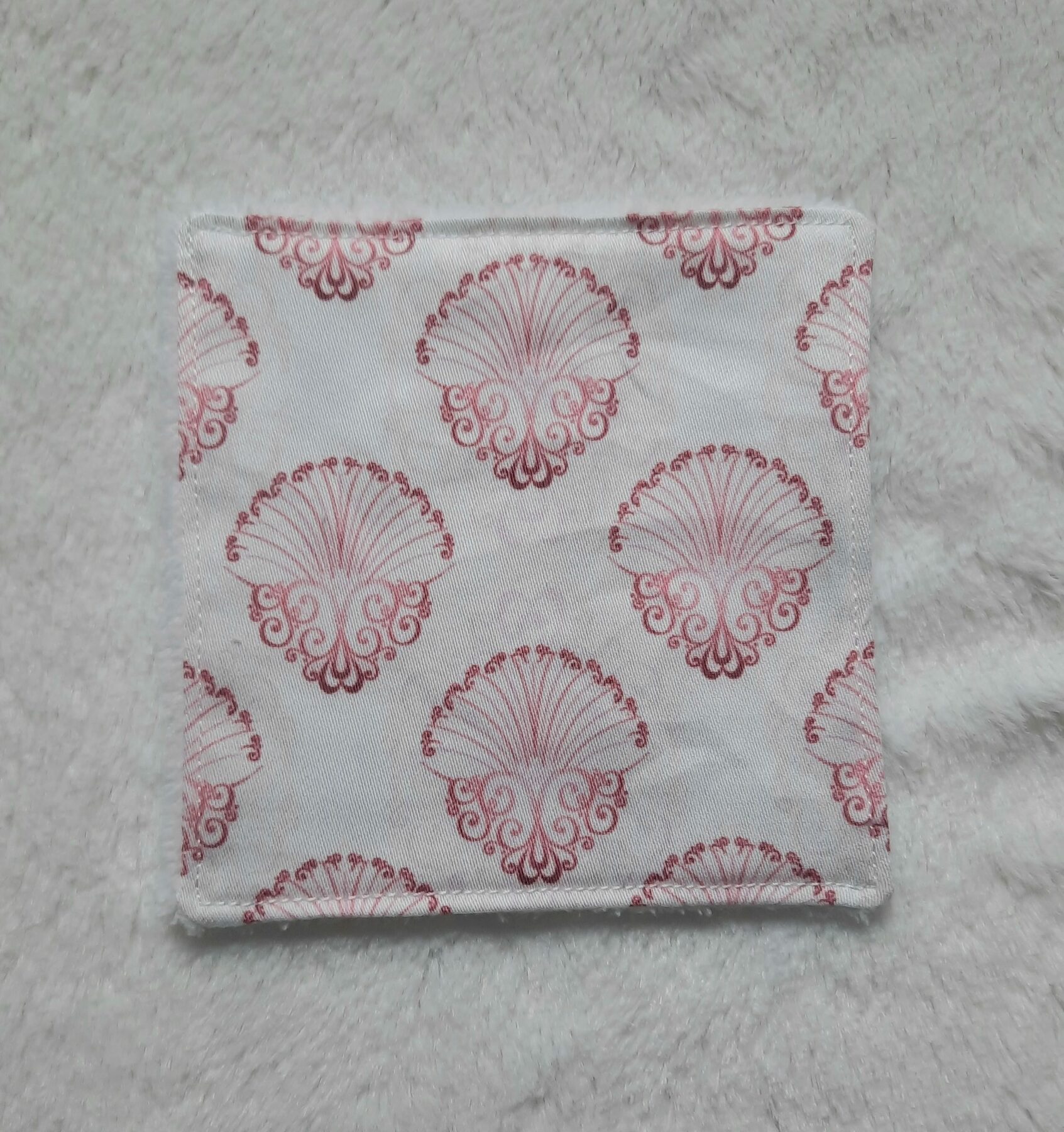 Lot de 4 Lingettes Démaquillantes Lavables - Art Déco Pink, Fait Main, Tissus Oeko-Tex – Image 4