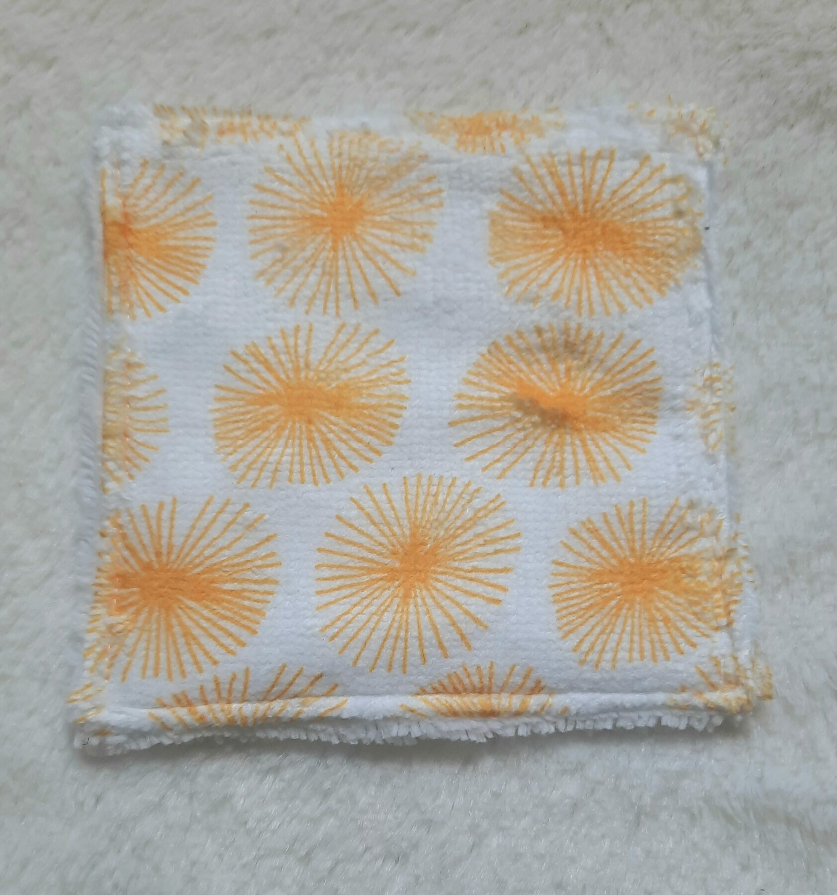 Lingettes Double Face en Bambou 10x10 cm - Lot de 4, Fabriquées en France – Image 5