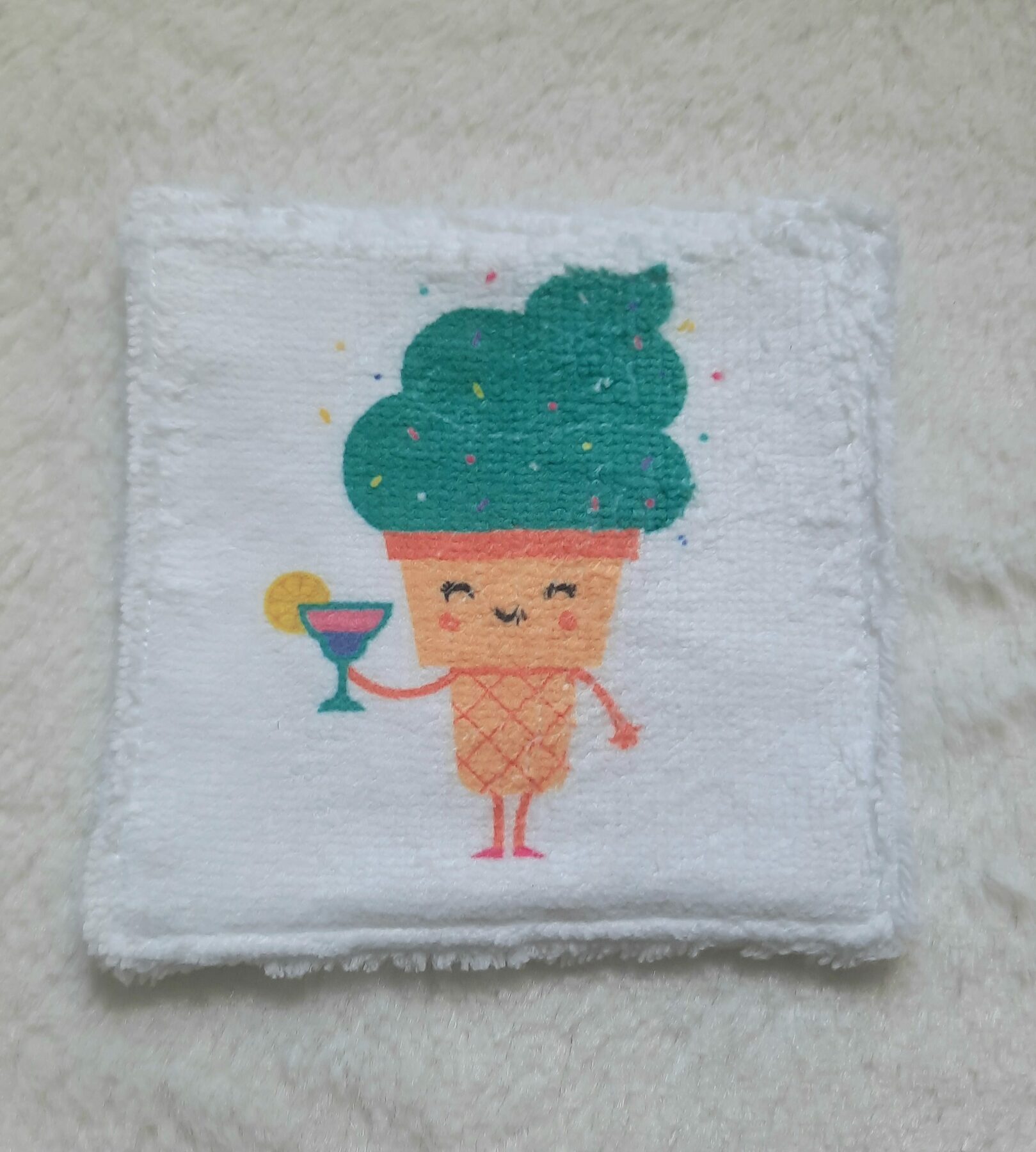 Lingettes Double Face en Bambou 10x10 cm - Lot de 4, Fabriquées en France – Image 4