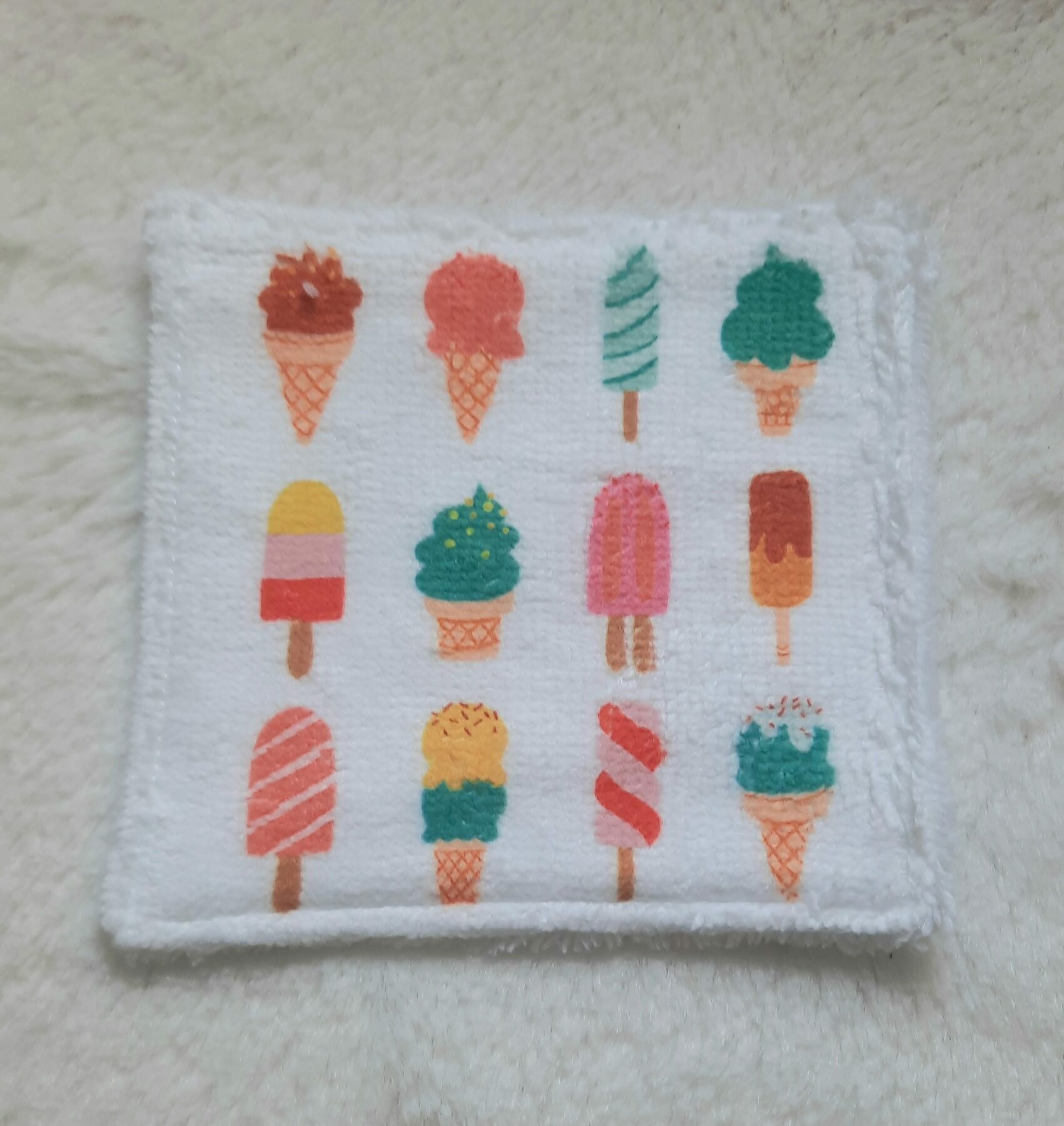 Lingettes Double Face en Bambou 10x10 cm - Lot de 4, Fabriquées en France – Image 3