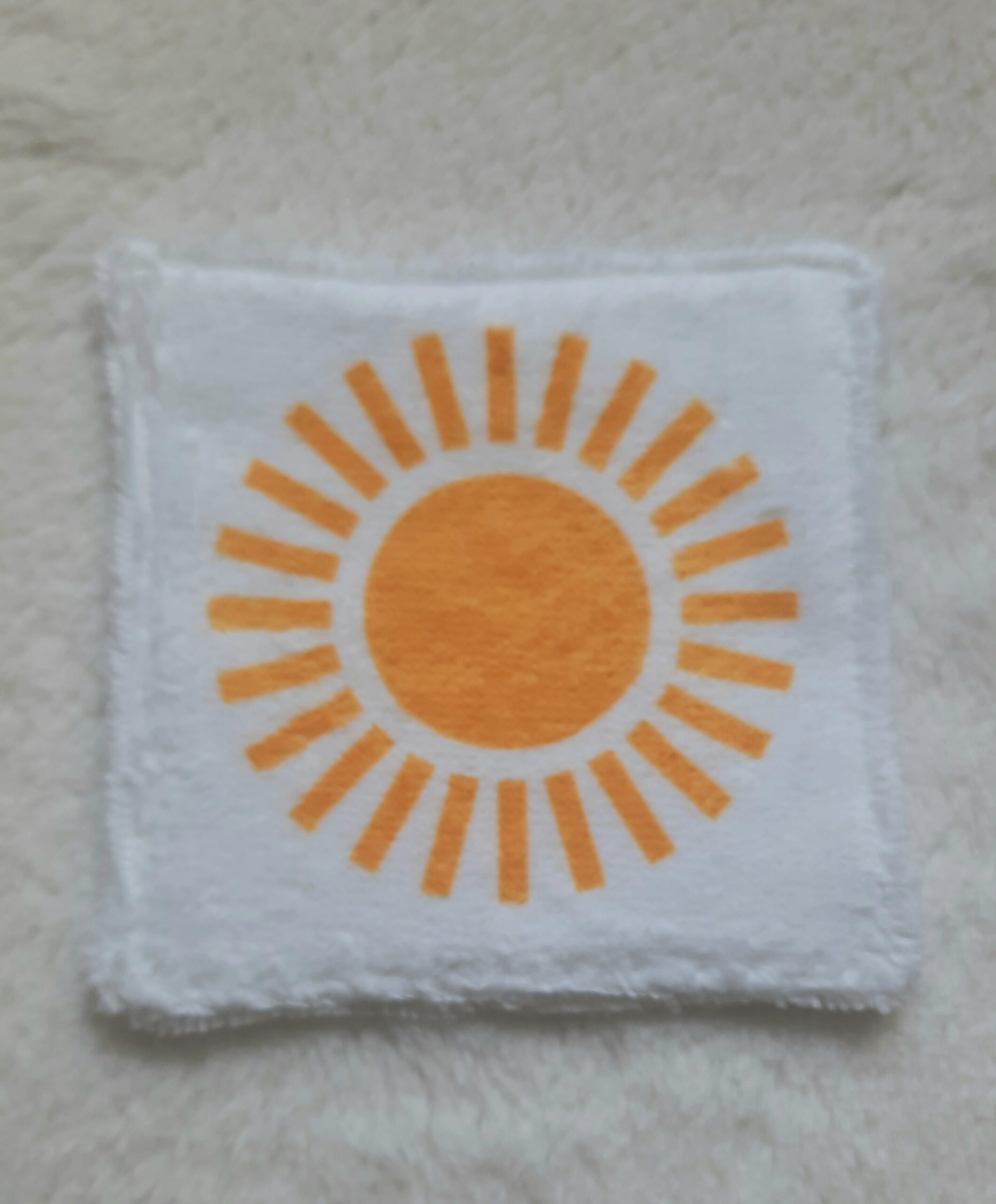 Lingettes Double Face en Bambou 10x10 cm - Lot de 4, Fabriquées en France – Image 2