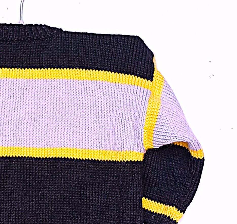 Veste tricot enfant, motif rugby, taille 2 ans – Image 5