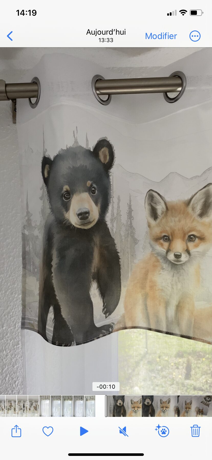 RIDEAU - Animaux de la foret NEPHAZ – Image 3