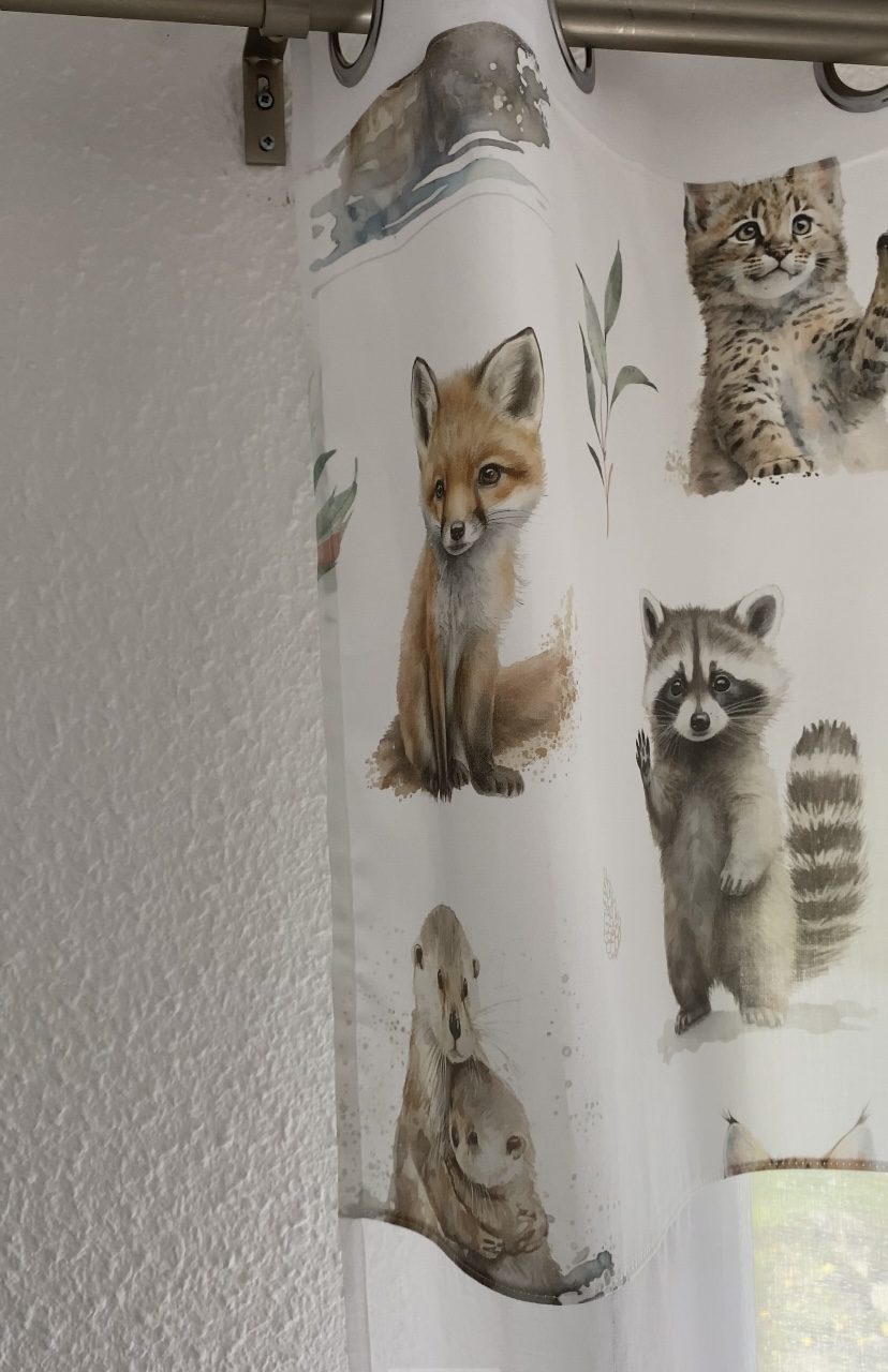 RIDEAU - Animaux de la foret CHERAN – Image 5