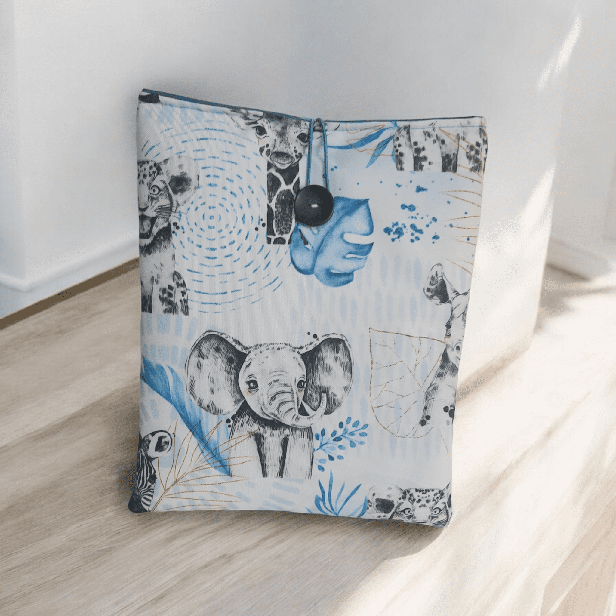 Pochette Protectrice Imperméable Animaux de la Savane - Cadeau Enfant