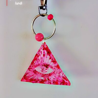 porte clef oeil mystique