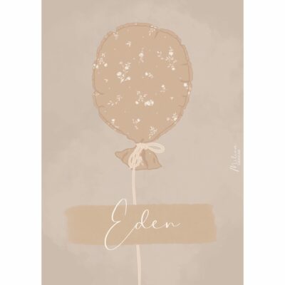 Affiche Elio personnalisable | Illustration personnalisée | affiche enfant | cadeau naissance