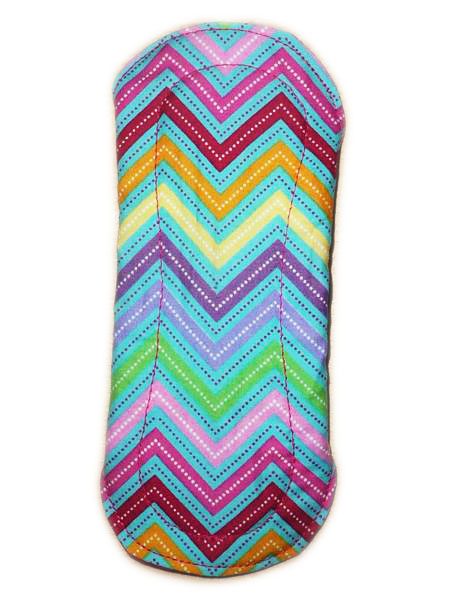 Protège-slip lavable ZIG ZAG (MINI : 17 cm) - Zéro déchet - PSL - Protège-slip en coton ado fille femme - Hygiène intime féminine