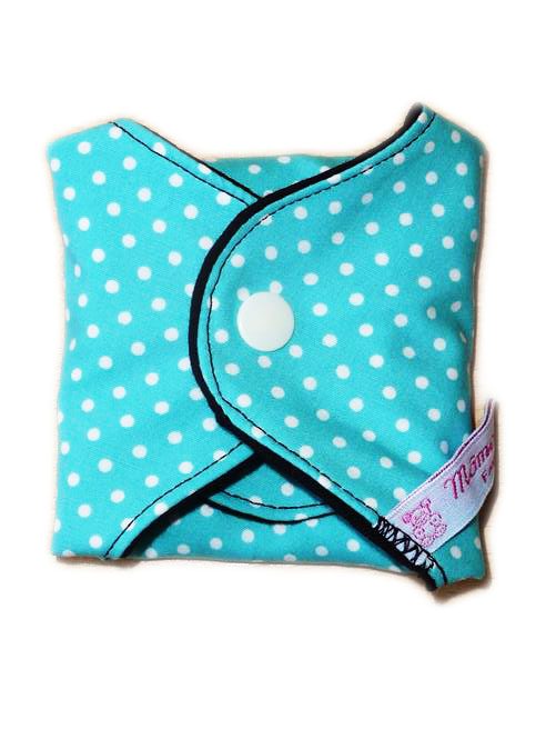 Serviette hygiénique lavable PETITS POIS (M : Flux moyens à normaux) - Zéro déchet - shl - serviette périodique ado fille femme - Hygiène intime féminine