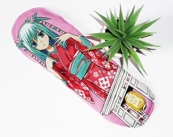 Serviette hygiénique lavable MANGA (XL / NUIT : Flux abondant et nuit) - Zéro déchet - shl - serviette périodique ado fille - femme