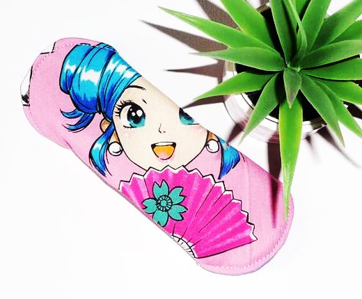 Protège-slip lavable MANGA (Mini 17 cm) - Zéro déchet - ado fille - femme
