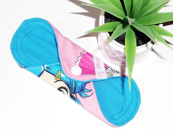 Protège-slip lavable MANGA (Mini 17 cm) - Zéro déchet - ado fille - femme