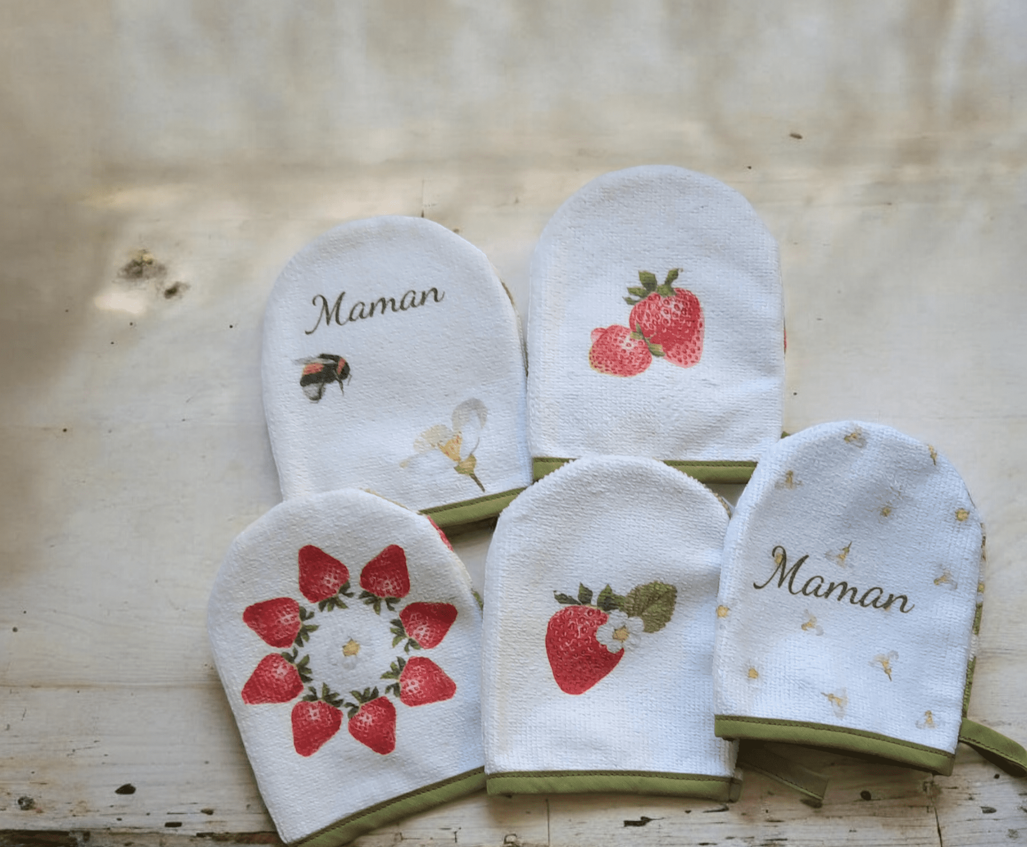Mini-gants de toilette en bambou - Fabriqués en France, personnalisés et adaptés aux enfants !
