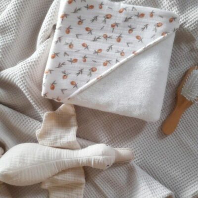 Cape de bain "collection agrumes"