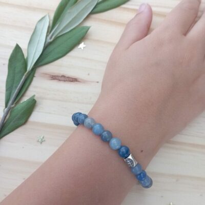 🌿Bracelet enfant en aventurine bleue. Hyperactivité- humeur changeante🌿