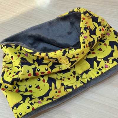 Snood, cache cou enfant motifs Pokémon en polaire ou coton - Ateliersdisa