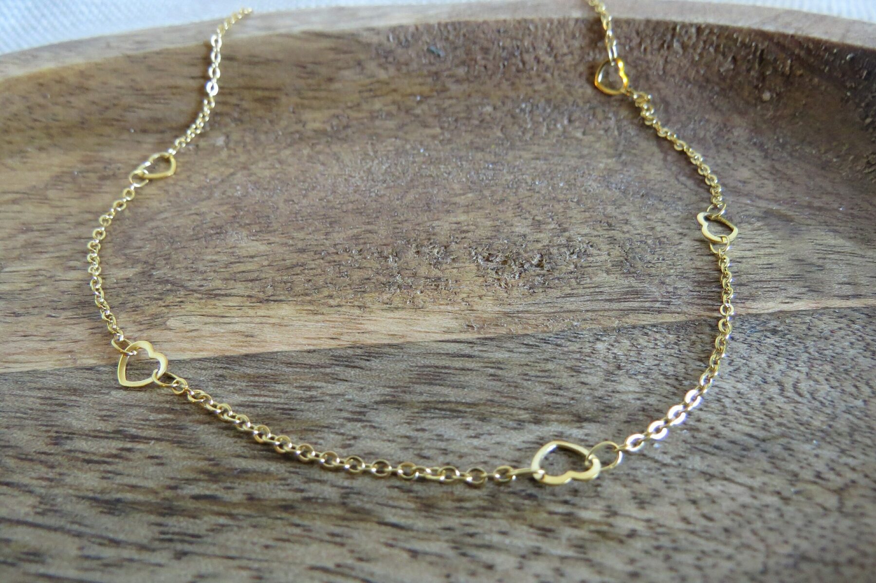 Collier Amour - Collier en acier inoxydable doré – Image 2