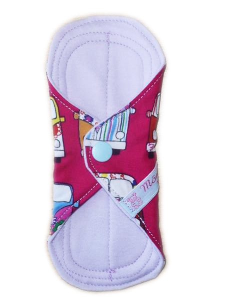Protège-slip lavable HIPPIE VANS (MINI : 17 cm) - Zéro déchet - PSL - Protège-slip en coton ado fille femme - Hygiène intime féminine
