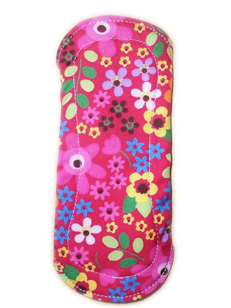 Protège-slip lavable GARDEN (MINI : 17 cm) - Zéro déchet - PSL - Protège-slip en coton ado fille femme - Hygiène intime féminine