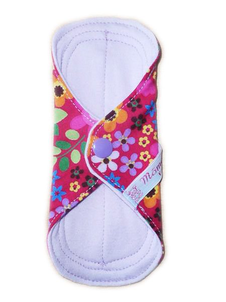 Protège-slip lavable GARDEN (MINI : 17 cm) - Zéro déchet - PSL - Protège-slip en coton ado fille femme - Hygiène intime féminine