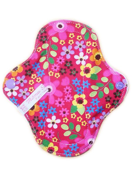 Protège-slip lavable GARDEN (MINI : 17 cm) - Zéro déchet - PSL - Protège-slip en coton ado fille femme - Hygiène intime féminine