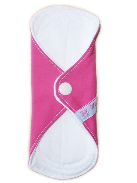 Protège-slip lavable PINK (MINI : 17 cm) - Zéro déchet - PSL - Protège-slip en coton ado fille femme - Hygiène intime féminine