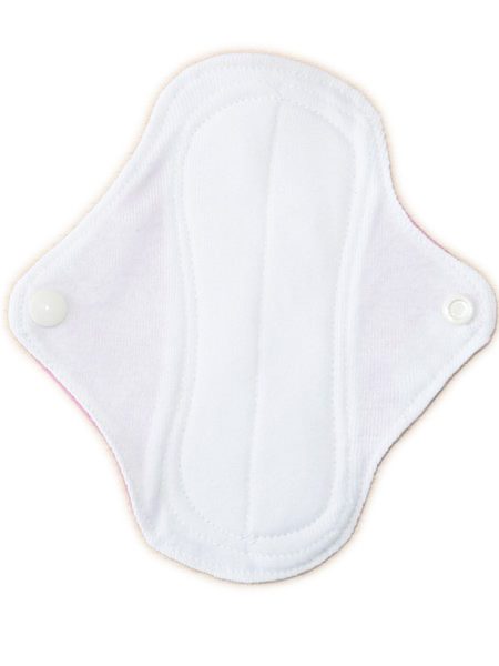 Protège-slip lavable PINK (MINI : 17 cm) - Zéro déchet - PSL - Protège-slip en coton ado fille femme - Hygiène intime féminine