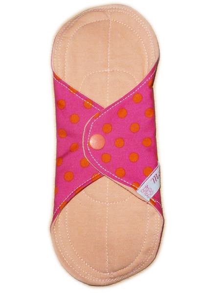 Protège-slip lavable PETITS POIS (21 cm) - Zéro déchet - PSL - Protège-slip en coton ado fille femme - Hygiène intime féminine