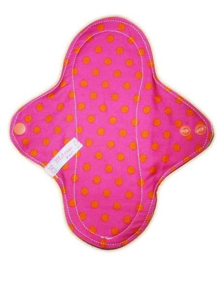 Protège-slip lavable PETITS POIS (21 cm) - Zéro déchet - PSL - Protège-slip en coton ado fille femme - Hygiène intime féminine