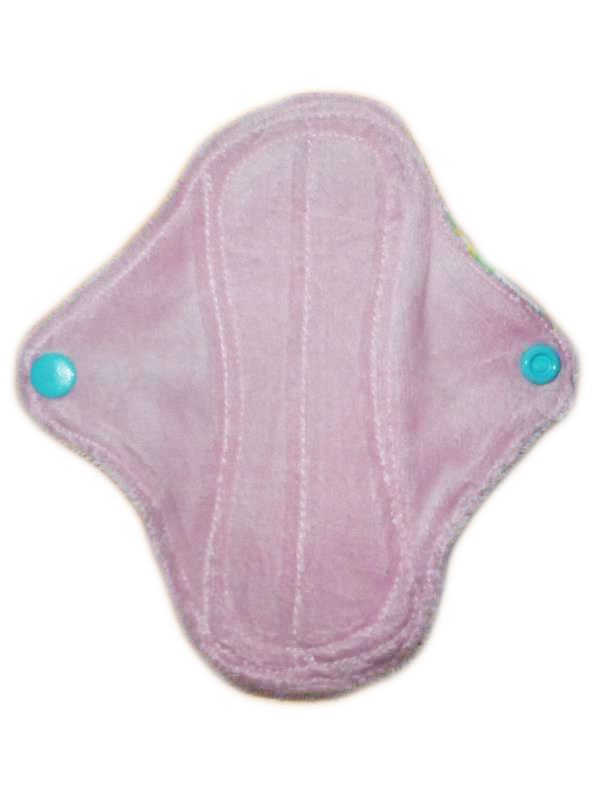 Protège-slip lavable en velours SPRING (Mini : 16 cm) - Zéro déchet - PSL - Protège-slip en coton ado fille femme - Hygiène intime féminine