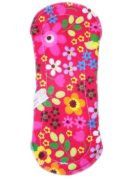 Protège-slip lavable GARDEN (MINI : 17 cm) - Zéro déchet - PSL - Protège-slip en coton ado fille femme - Hygiène intime féminine