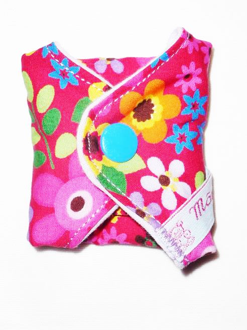 Protège-slip lavable GARDEN (MINI : 17 cm) - Zéro déchet - PSL - Protège-slip en coton ado fille femme - Hygiène intime féminine